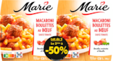 Promo MACARONI BOULETTE AU BOEUF SAUCE TOMATE MARIE à 4,20 € dans le catalogue Auchan Hypermarché à Soisy-sous-Montmorency