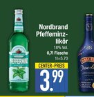 Pfeffeminzlikör im Angebot bei E center in Regensburg Pfeffeminzlikör Angebote von Nordbrand bei E center Regensburg für 3,99 €