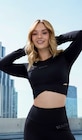 Damen Crop Langarm Shirt Angebote von Beautx bei REWE Moers für 11,99 €
