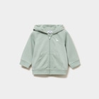 Sweat zippé à capuche vert pastel bébé garçon à 10,99 € dans le catalogue La Halle