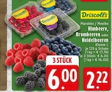 Himbeeren im Angebot bei EDEKA in Krefeld Himbeeren Angebote von Driscoll's bei EDEKA Krefeld für 2,22 €