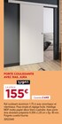 Porte coulissante avec rail Jura - Gedimat à Antony Porte coulissante avec rail Jura en promo chez Gedimat Antony à 155,00 €