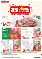 Promos Viande dans le catalogue "25 JOURS AUCHAN" de Auchan Supermarché Viande en promo dans le catalogue Auchan Supermarché à la page 6