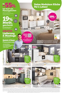 Küche im mömax Prospekt "19%MwSt. geschenkt auf viele Möbel" mit 8 Seiten (Hannover)
