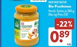 Bio-Fruchtmus von Nur Nur Natur im aktuellen ALDI SÜD Prospekt für 0,89 €