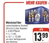 nah und gut Theisseil - Bier Angebot im Prospekt Bier bei nah und gut im Theisseil Prospekt für 13,99 €