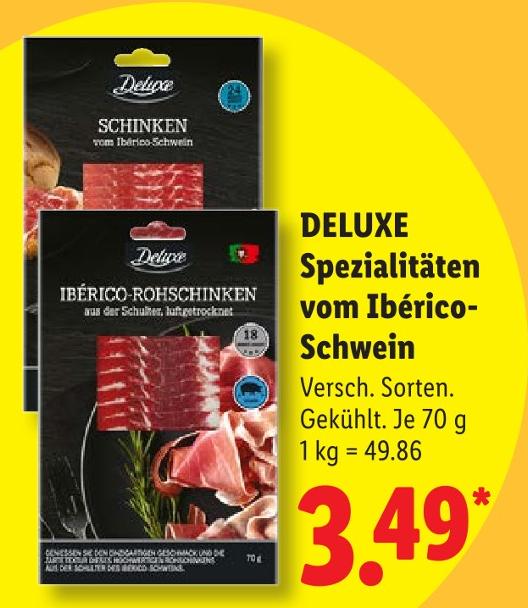 Spezialitäten vom Ibérico-Schwein