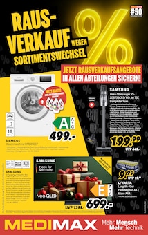 Aktueller MEDIMAX Grana Prospekt "RAUSVERKAUF WEGEN SORTIMENTSWECHSEL" mit 8 Seiten