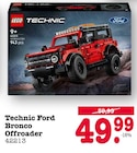Technic Ford Bronco Offroader von LEGO für 49,99 € bei E center im Angebot Technic Ford Bronco Offroader von LEGO im aktuellen E center Prospekt