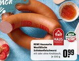 Westfälische Schinkenfleischwurst Angebote von REWE Hausmarke bei REWE Duisburg für 0,99 €