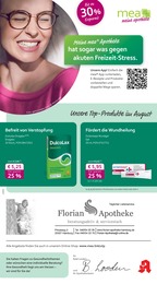 mea - meine apotheke Prospekt für Hamburg: "Unsere August-Angebote", 4 Seiten, 01.08.2025 - 31.08.2025