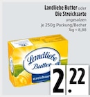 Butter im EDEKA Prospekt Butter von Landliebe im aktuellen EDEKA Prospekt für 2,22 €