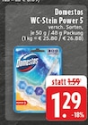 WC-Stein Power 5 im Angebot bei E center in Hagen WC-Stein Power 5 Angebote von Domestos bei E center Hagen für 1,29 €