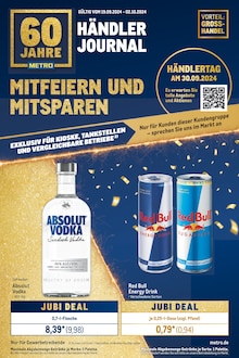 Energydrink im Metro Prospekt "Händler Journal" mit 26 Seiten (Schonungen)