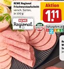 Aktuelle Wurst Angebote bei REWE in Recklinghausen Aktuelles Frischwurstaufschnitt Angebot bei REWE in Recklinghausen ab 1,11 €