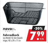 Fahrradkorb von Novoo Basic im aktuellen Mäc-Geiz Prospekt