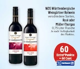 WZG Württembergische Weingärtner Rotwein, Rosé oder Müller-Thurgau Angebote bei Marktkauf Erlangen