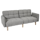 Canape convertible quadrille en promo chez B&M Courbevoie à 189,95 €