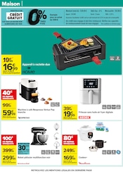 Appareil Raclette Angebote im Prospekt "Carrefour" von Carrefour Appareil Raclette Angebote im Prospekt "Carrefour" von Carrefour auf Seite 52