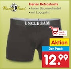 Herren Retroshorts von Uncle Sam für 12,99 € bei Netto Marken-Discount im Angebot Herren Retroshorts von Uncle Sam im aktuellen Netto Marken-Discount Prospekt
