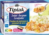 Saint-Jacques Gratinées Fondue de Poireaux et Pommes de Terre - Tipiak dans le catalogue Netto