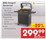 BBQ Gasgrill Savannah Angebote von Juskys bei Netto Marken-Discount Kempten für 299,99 €