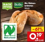 Bio Weizenbrötchen bei Netto Marken-Discount im Prospekt "" für 0,19 €