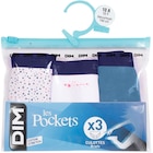 Culottes fille "Coton fantaisie" - DIM en promo chez Carrefour Boulogne-Billancourt à 8,74 €