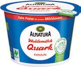 Naturland Bio-Weidemilch Speisequark Angebote von Alnatura bei tegut Darmstadt für 0,99 €