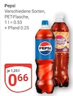 Pepsi im Angebot bei GLOBUS in Trier Pepsi Angebote bei GLOBUS Trier für 0,66 €
