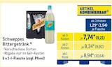 Bittergetränk von Schweppes im aktuellen METRO Prospekt