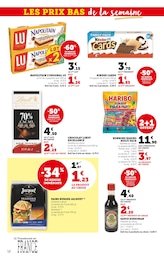 Prix et réduction Lindt dans le prospectus U Express en cours Offre Lindt dans le catalogue U Express du moment à la page 12