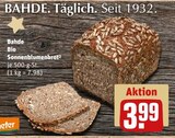 Bio Sonnenblumenbrot von Bahde für 3,99 € bei REWE im Angebot Bio Sonnenblumenbrot von Bahde im aktuellen REWE Prospekt
