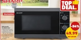 Mikrowelle YC-MS01E-BG Angebote von Sharp bei Penny Rastatt für 49,99 €