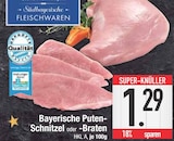 Bayerische Puten-Schnitzel bei EDEKA im Mitterfels Prospekt für 1,29 €