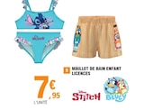 Promo Maillot de bain enfant licences à 7,95 € dans le catalogue E.Leclerc à Metz