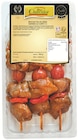 Brochettes de Dinde Marinée au Curry x3 - Charculor en promo chez Intermarché Brochettes de Dinde Marinée au Curry x3 - Charculor dans le catalogue Intermarché