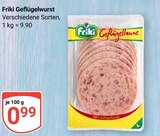 Geflügelwurst von Friki für 0,99 € bei GLOBUS im Angebot Geflügelwurst von Friki im aktuellen GLOBUS Prospekt