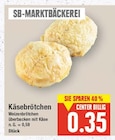 Käsebrötchen von SB-MARKTBÄCKEREI im aktuellen E center Prospekt für 0,35 €