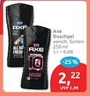 Duschgel von AXE für 2,22 € bei budni im Angebot Duschgel von AXE im aktuellen budni Prospekt