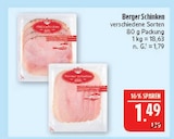 Schinken Angebote von Berger bei Marktkauf Görlitz für 1,49 €