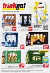 Bier im Trinkgut Prospekt in Schramberg Aktueller Trinkgut Prospekt mit Bier, "Aktuelle Angebote", Seite 1