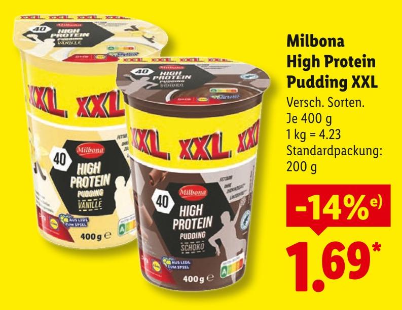 High Protein Pudding XXL Vanille
