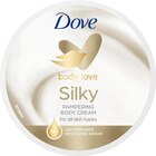 Body Creme Silky von Dove für 4,95 € bei dm-drogerie markt im Angebot Body Creme Silky von Dove im aktuellen dm-drogerie markt Prospekt