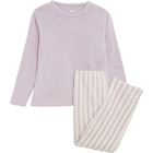 Pyjama femme micro polaire - TEX - Carrefour à Aulnay-sous-Bois Pyjama femme micro polaire - TEX en promo chez Carrefour Aulnay-sous-Bois à 9,99 €