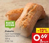 Aktuelle Brötchen Angebote bei Netto Marken-Discount in Ulm Aktuelles Ciabatta Angebot bei Netto Marken-Discount in Ulm ab 0,69 €