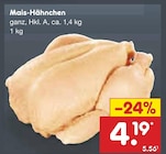 Aktuelles Mais-Hähnchen Angebot bei Netto Marken-Discount in Braunschweig ab 4,19 €