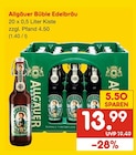 Netto Marken-Discount - Allgäuer Büble Edelbräu Angebot im Prospekt Allgäuer Büble Edelbräu bei Netto Marken-Discount im Prospekt "" für 13,99 €