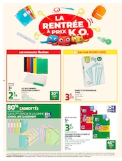 Promos Bureau dans le catalogue "LA RENTRÉE À PRIX K.O." de Auchan Hypermarché Bureau en promo dans le catalogue Auchan Hypermarché à la page 10