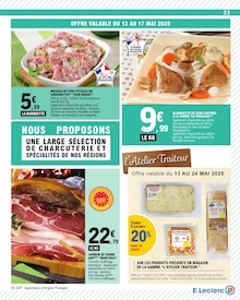 Promo Viande De Porc dans le catalogue E.Leclerc du moment à la page 33